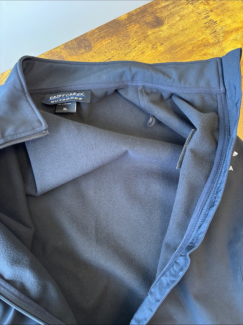 Icy Strait Point Hoonah Alaska Embroidered Softshell Vest - Dark Gray - Picture 6 of 7